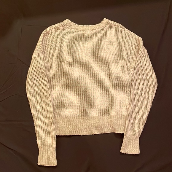 Beige/White knit Sweater - Picture 2 of 4